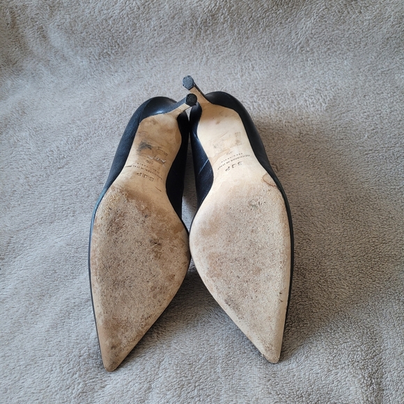 SJP by Sarah Jessica Parker black leather heels size 40 - Picture 12 of 16